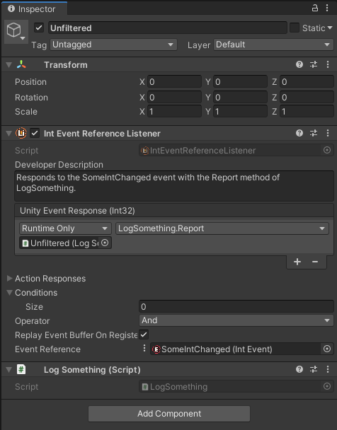 unfiltered-gameobject